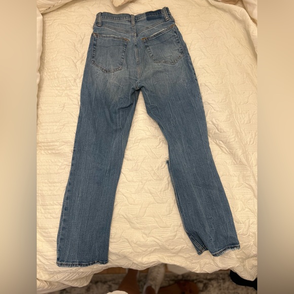 Abercrombie Curve Love Ankle Straight Ultra High Rise Jean - Picture 4 of 5